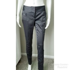EXPRESS purplish gray satin columnist pants